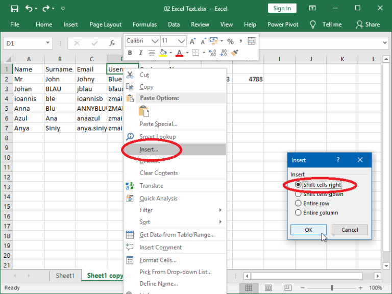 how-to-add-text-in-middle-of-selected-cells-in-excel