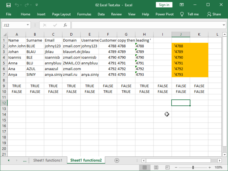 Text in Excel – dailyEXCEL.net