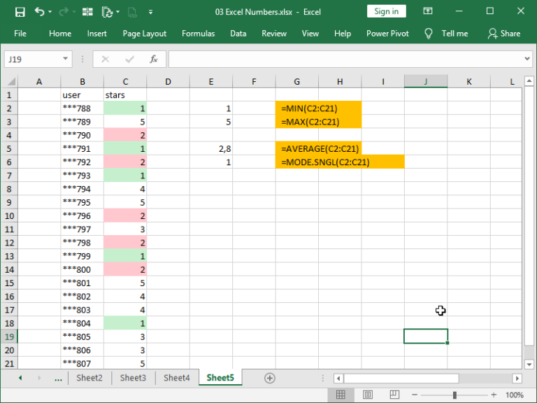 Numbers in Excel – dailyEXCEL.net