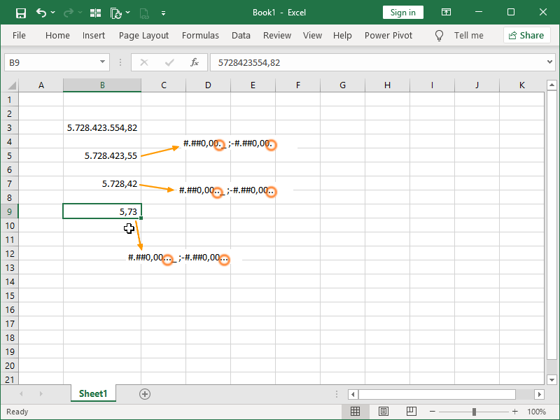 Format Numbers as Thousands, Millions, or Billions in Excel