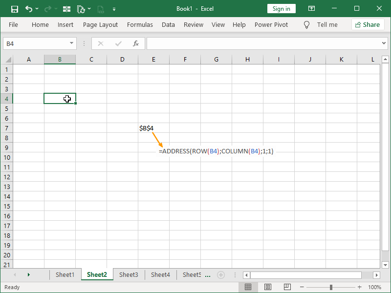 ROW & COLUMN functions – dailyEXCEL.net