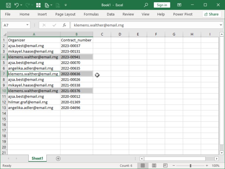 Lookup the 2nd, the 3rd, or the nth value – dailyEXCEL.net