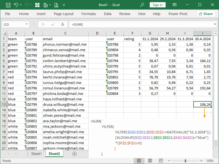 Combining FILTER with XLOOKUP – dailyEXCEL.net